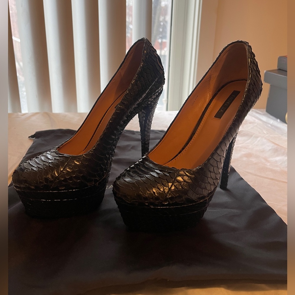 Rachel Zoe Snake Print Heels